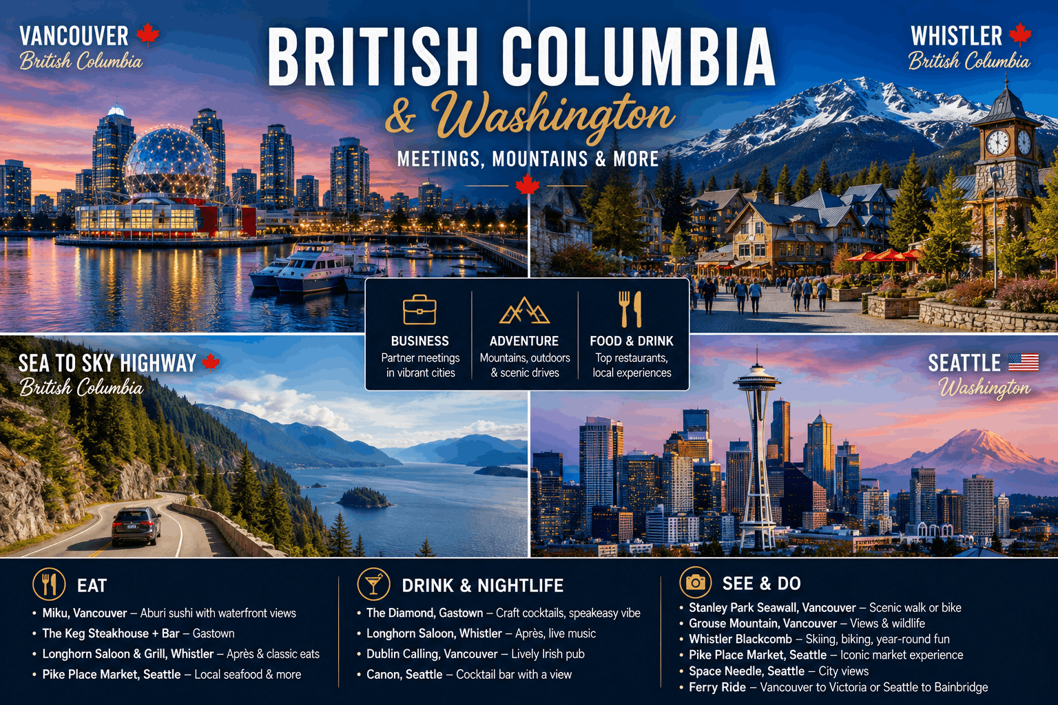British Columbia & Washington